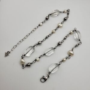 SILPADA Sterling Silver 925 Signed Necklace with Fresh Water Pearls Beautiful!